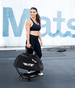 Warrior Black Large Duffel Karate Gear Gym Bag