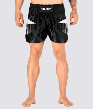 Adults' Star Black/White Muay Thai Shorts