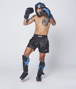 Adults' Star Black/Blue Muay Thai Gloves