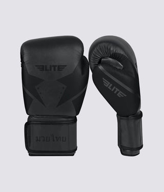 Adults' Star Black Muay Thai Gloves