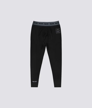 Kids' Plain Black Compression Taekwondo Spat Pants