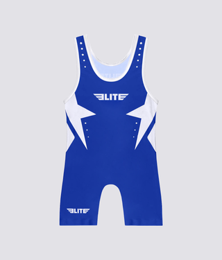 Star Series Blue Wrestling Singlets for Adults