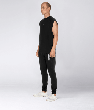 Born Tough Sleeveless Preshrunk Back Shoulder Drop T-Shirt For Men Black