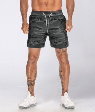 Born Tough Air Pro™ 2 in 1 Double layered Men's 7" Liner Shorts Grey Camo