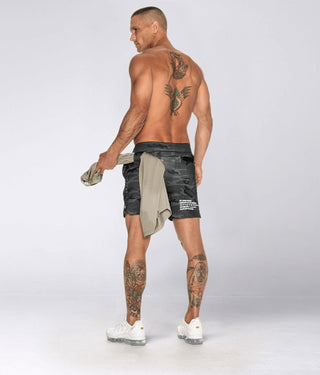 Born Tough Air Pro™ 2 in 1 Waist-Loop Men's 7" Liner Shorts Grey Camo