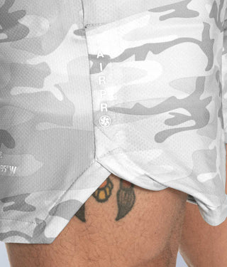 Born Tough Air Pro™ 2 in 1 Inner Compression Men's 7" Liner Shorts White Camo