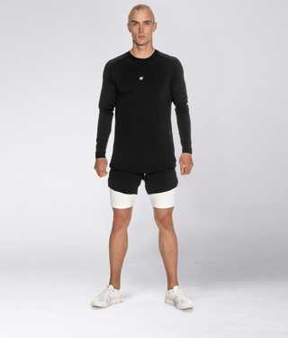 Born Tough Air Pro™ Compression Layer 2 in 1 Men 5" Cargo Liner Shorts Black