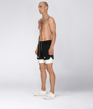 Born Tough Air Pro™ 4-way Stretch 2 in 1 Men's 5" Liner Shorts Black