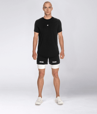 Born Tough Air Pro™ Lightweight  2 in 1 Men's 5" Liner Shorts Black