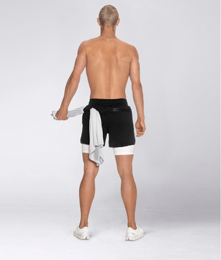 Born Tough Air Pro™ Improved Blood Flow 2 in 1 Men's 5" Liner Shorts Black