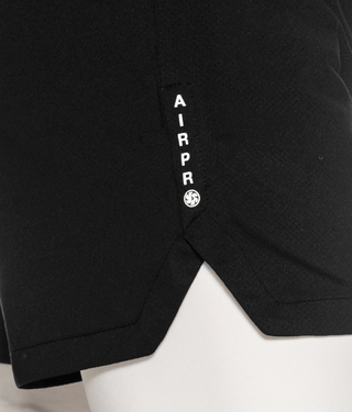 Born Tough Air Pro™ Stretchable 2 in 1 Men's 5" Liner Shorts Black