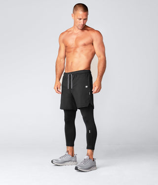 Born Tough Air Pro™ 2 in 1 Waist-Loop Men's Shorts With Legging Liner Black