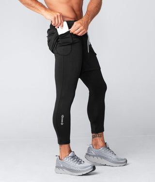 Born Tough Air Pro™ 2 in 1 Gravity Pocket Men's Shorts With Legging Liner Black