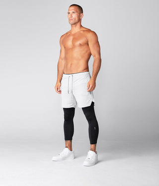 Born Tough Air Pro™ 2 in 1 Waist-Loop Men's Shorts With Legging Liner Steel Gray