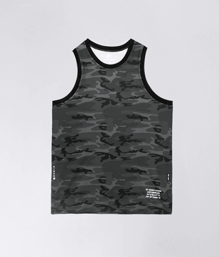 Born Tough Air Pro™ Reflective Design Grey Camo Tank Top for Men