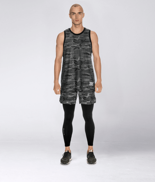 Born Tough Air Pro™ Night Time Visibility Grey Camo Tank Top for Men