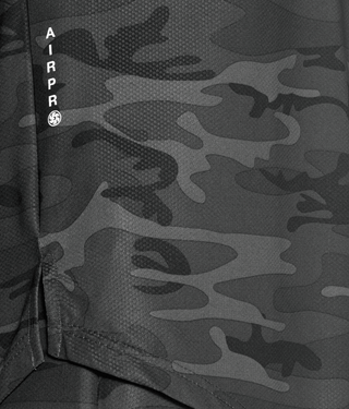 Born Tough Air Pro™ Long Sleeve Lightweight Fitted Tee Gym Workout Shirt For Men Grey Camo