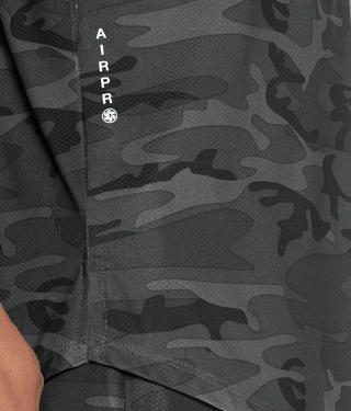 Born Tough Air Pro™ Extended hem Sleeveless T-Shirt For Men Grey Camo