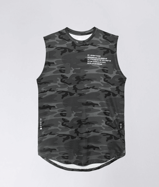 Born Tough Air Pro™ 4-Way Stretch Sleeveless T-Shirt For Men Grey Camo