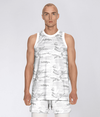 Born Tough Air Pro™ Honeycomb Mesh White Camo Tank Top for Men