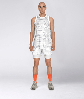 Born Tough Air Pro™ Highly Breathable White Camo Tank Top for Men