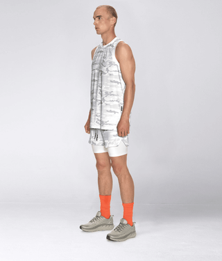 Born Tough Air Pro™ Moisture-Wicking White Camo Tank Top for Men