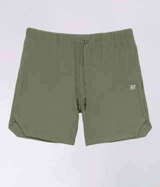 Born Tough Air Pro™ 2 in 1 Inner Compression Men's 7" Liner Shorts Military Green