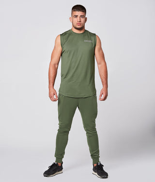 Born Tough Air Pro™ Sleeveless Athletic T-Shirt For Men Military Green