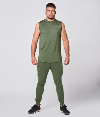Born Tough Air Pro™ Sleeveless Bodybuilding T-Shirt For Men Military Green