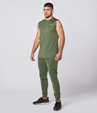 Born Tough Air Pro™ Sleeveless Athletic T-Shirt For Men Military Green