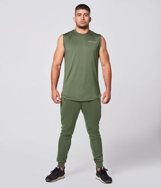 Born Tough Air Pro™ Sleeveless Running T-Shirt For Men Military Green