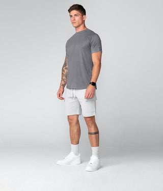 Born Tough Men Core Model fabric Core Fit SS Shirt Gray