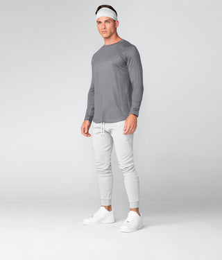 Born Tough Men Swift fabric Core Fit LS Shirt Gray
