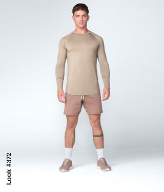 Born Tough Men Extremely durable Core Fit LS Shirt Lunar Rock