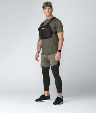 Born Tough Men Core Model fabric Core Fit SS Shirt Army Green