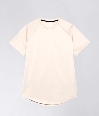 Born Tough Men Flat View Core Fit SS Shirt Stone