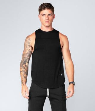Born Tough Men Signature Blend Core Fit Tank Black