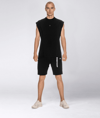Born Tough Men Promoting Ventilation Core Fit Zippered Shorts Black