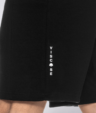 Born Tough Men Phone Pocket Core Fit Zippered Shorts Black