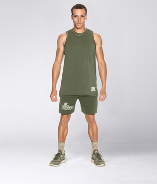 Born Tough Air Pro™ Night Time Visibility Military Green Tank Top for Men