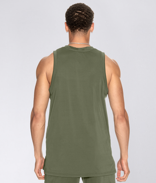 Born Tough Air Pro™ Moisture-Wicking Military Green Tank Top for Men