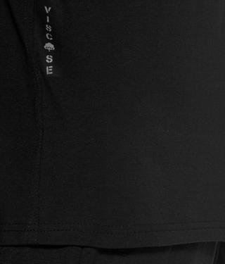 Born Tough Short Sleeve with Spandex Over Size Shirt For Men Black