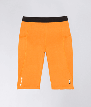 Born Tough Men's Increased Blood Flow Compression Shorts Orange