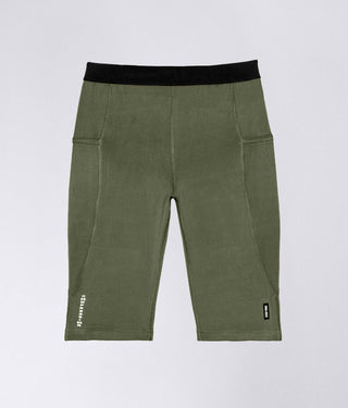 Born Tough Men's Bodybuilding Compression Shorts Military Green