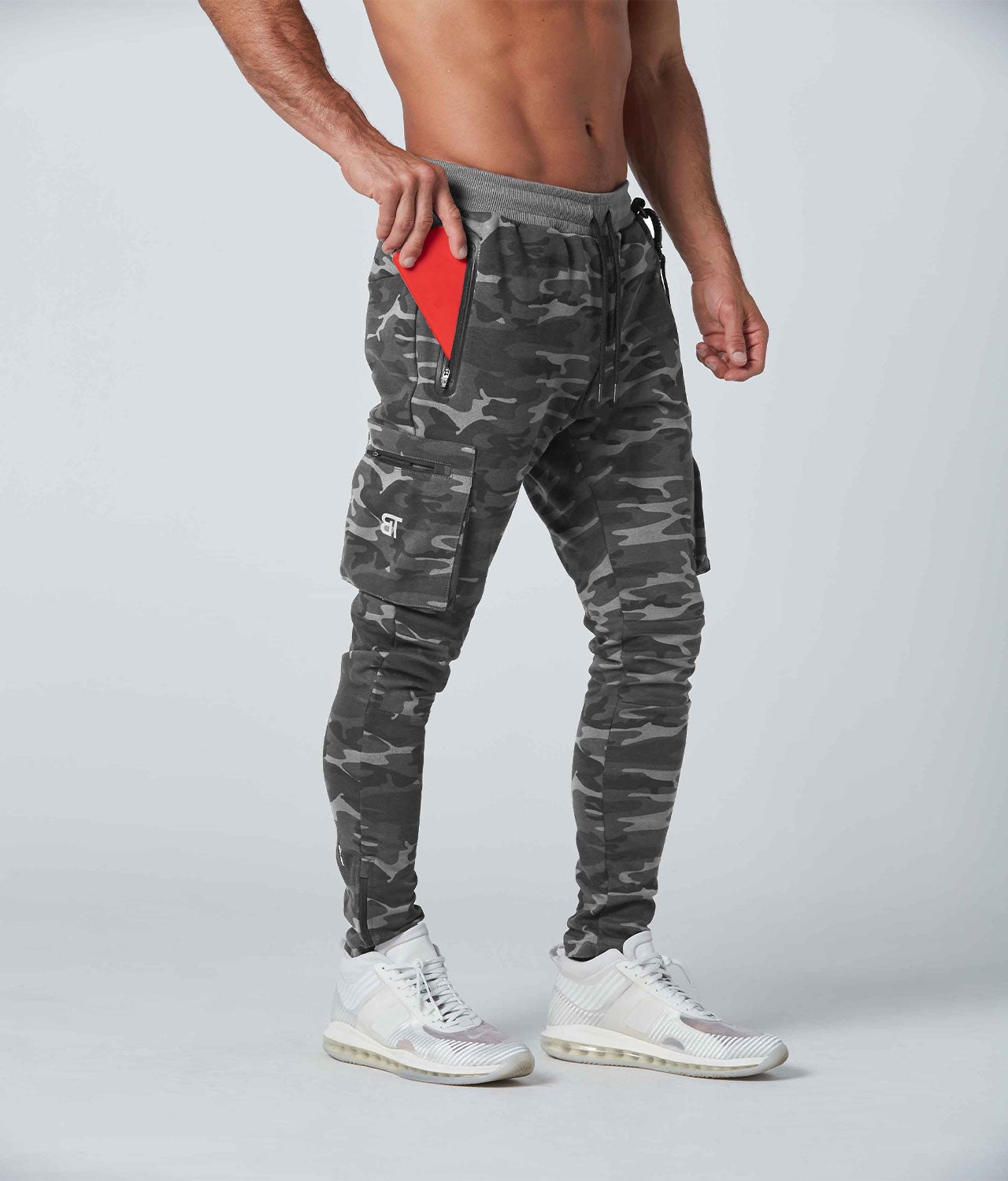 Jacquard Sea Grey Camo GymX Bottoms XXL