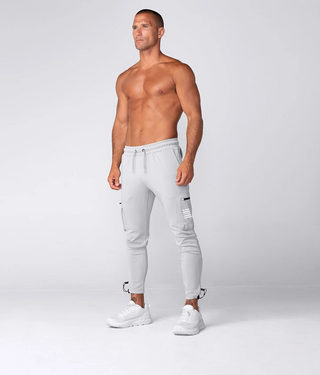 Born Tough Momentum Crossfit Cargo Jogger Pants For Men Steel Gray