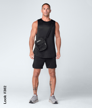 Born Tough Momentum Reflective Design Tank Top For Men Black