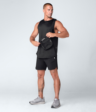 Born Tough Momentum Moisture-Wicking Tank Top For Men Black