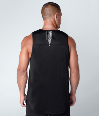 Born Tough Momentum 4-Way Stretch Tank Top For Men Black