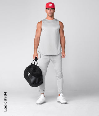 Born Tough Momentum Reflective Design Tank Top For Men Steel Gray